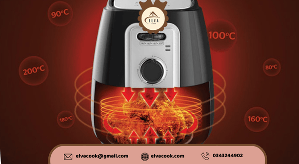 Điều chỉnh nhiệt độ tránh tác hại của nồi chiên không dầu