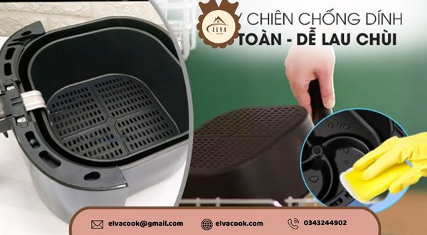 kinh nghiệm mua nồi chiên không dầu và cách vệ sinh nồi 